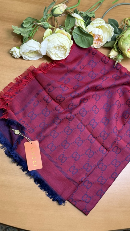 شال نخی گوچی دور ریش خوش رنگ و جذاب