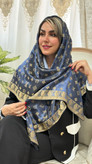 روسری جذاب مجلسی طرح LV (ال وی) سایز 130