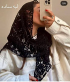 روسری گیپور مخملی وارداتی طرح دار سایز ساز 90 مینی اسکارف