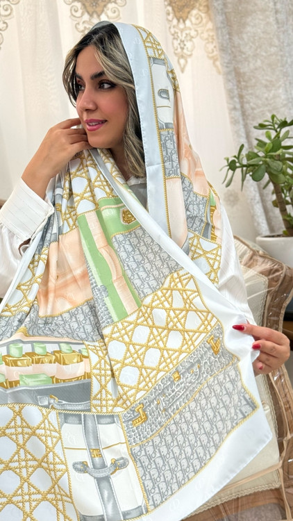 شال ابریشم نرم و لطیف