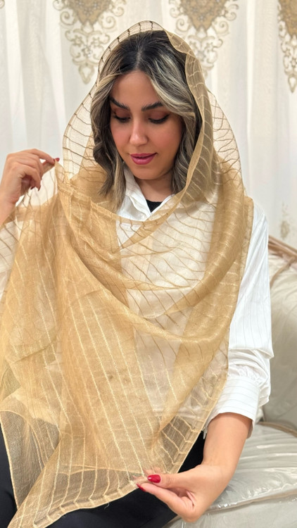 شال ویسکوز راه راه