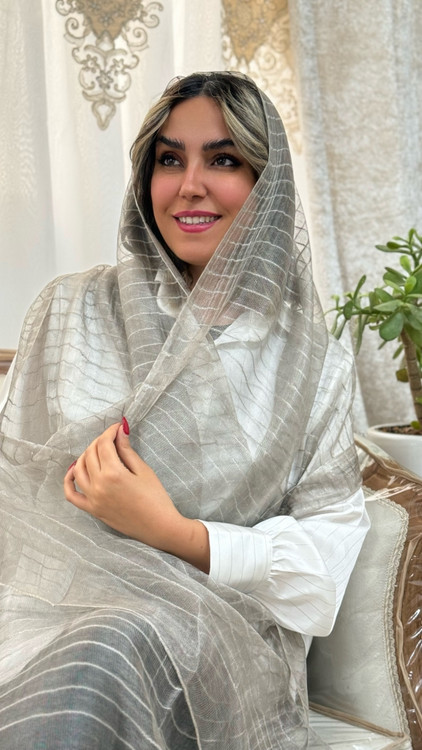 شال ویسکوز راه راه