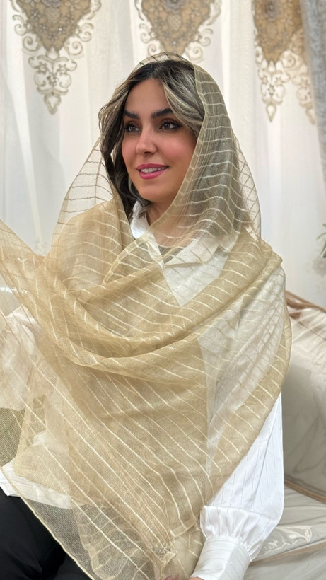 شال ویسکوز راه راه