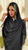 شال مشکی دور گیپور