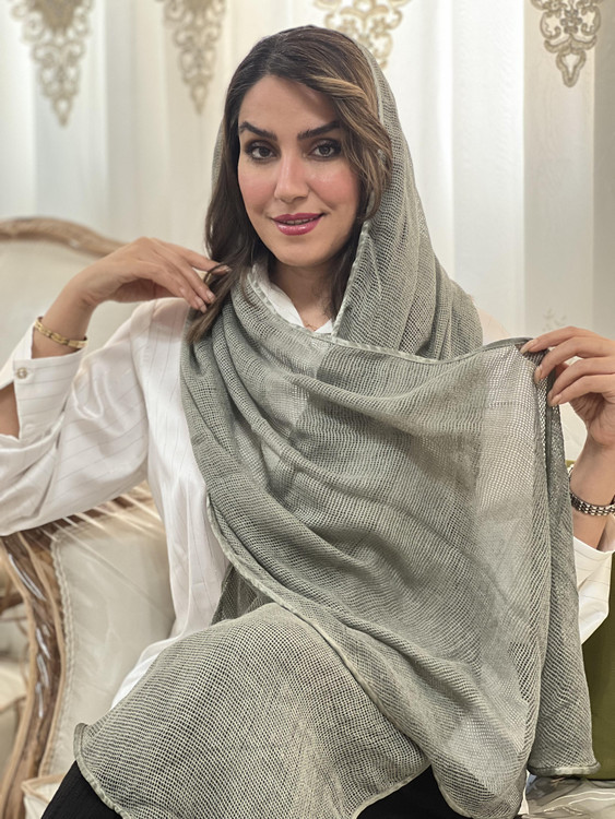 شال حصیری طرح ماهی بهار تابستانه خنک