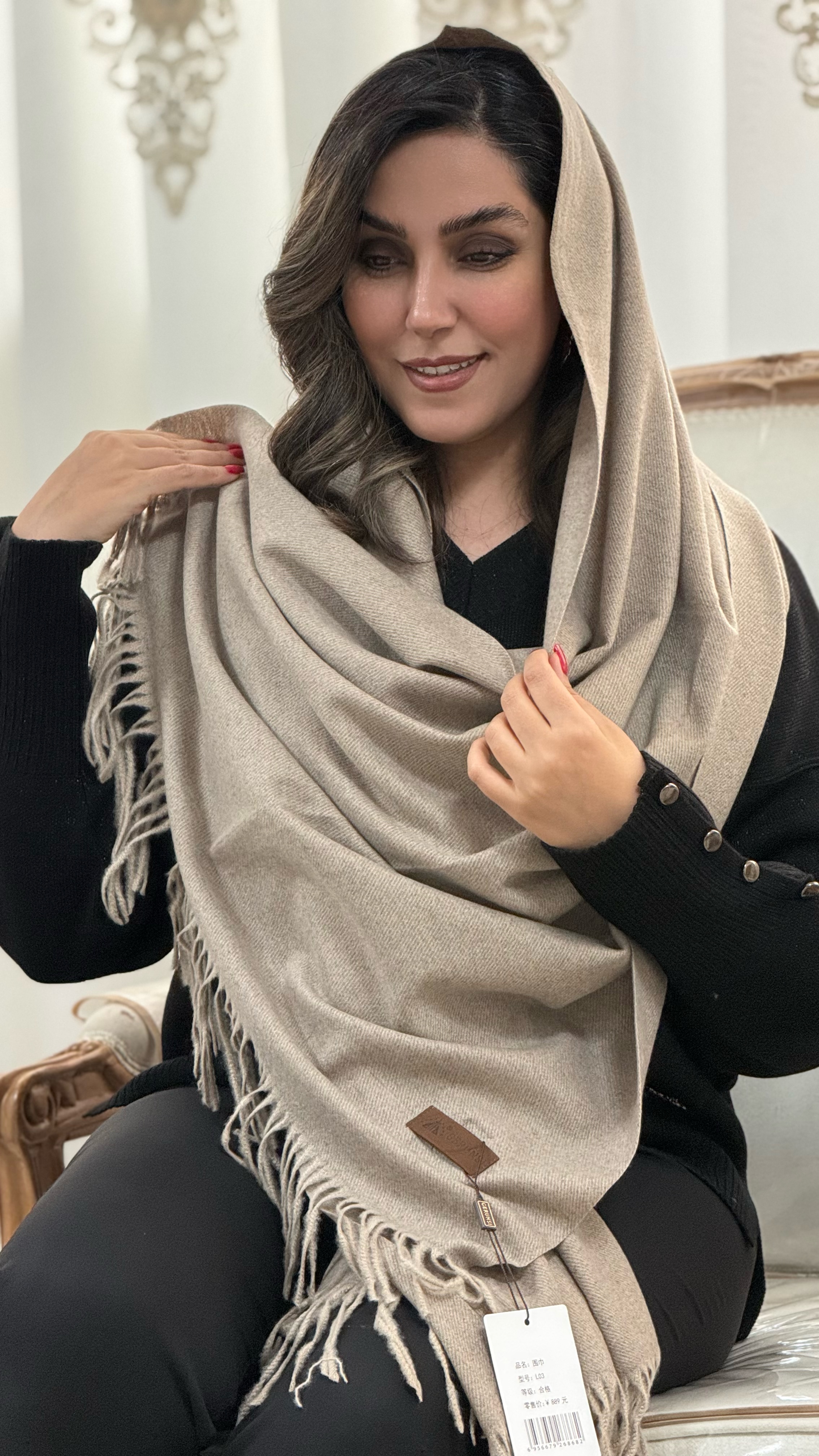 شال موهر وارداتی پاییز زمستان