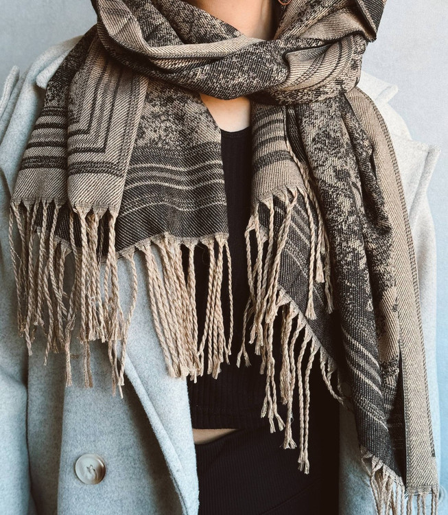 شال کشمیر جنگلی وارداتی (قسطی)